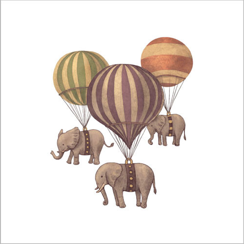 flight of the elephants by igo2cairo balloon cute funny vintage