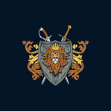 game of thrones lion shield true king parody tshirt tee fanboy30