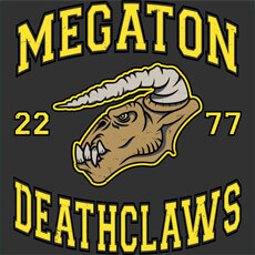 megaton deathclaws fallout gaming video game gamer tshirt tee tank top sweatshirt typography phone case pop culture mashup