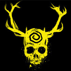 yellow king symbol swirl skull eyes painted deer antlers dark art tshirt tee tank top sweatshirt phone case