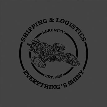 shipping and logistics firefly serenity jayne cobb pop culture parody tshirt tee tank top sweatshirt