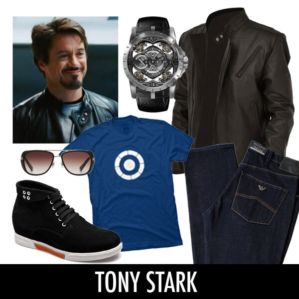 tony stark costume iron man 2 pop culture parody arc reactor tshirt t shirt tee