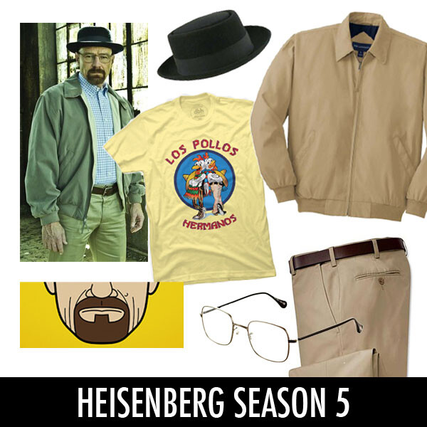 walter white heisenberg breaking bad season 5 costume tshirt los pollos hermanos designbyhumans tshirt