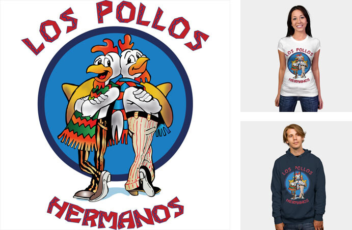 los pollos hermanos breaking bad character typography tacos food tshirt tee tank top sweatshirt phone case