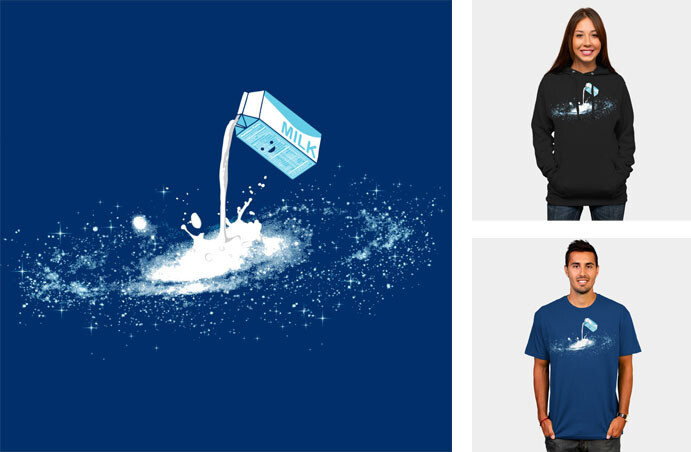 the milky way radiomode parody funny cute milk stars space tshirt tee tank top sweatshirt phone case