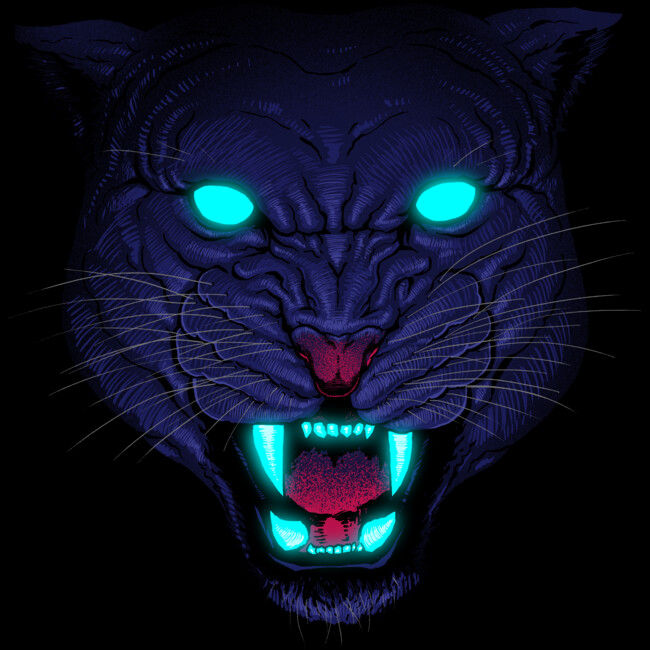 Electric Panther T Shirt By Carbine Design By Humans