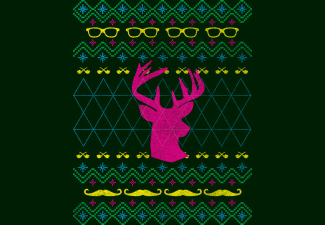 Ugly Hipster Sweater (Neon) Crewneck By BeanePod Design By Humans