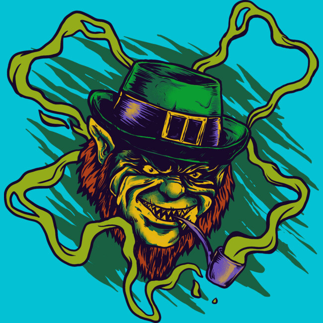 leprechaun drawing shirt