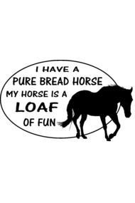 bread horse t shirt