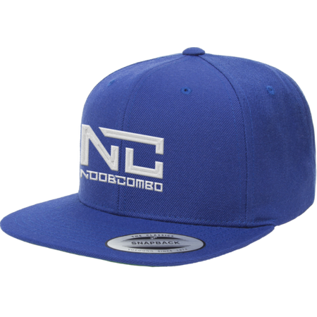 NoobCombo Blue Snapback Hat