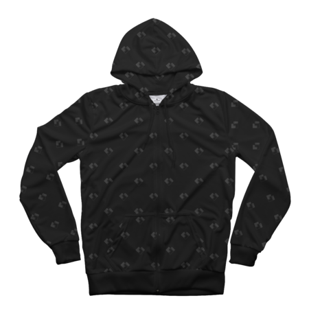 Clintus Stealth Logo All-Over Zip-Up