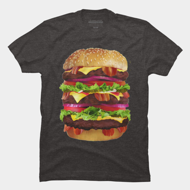 Cheeseburger T Shirt By Shannonposedenti Design By Humans