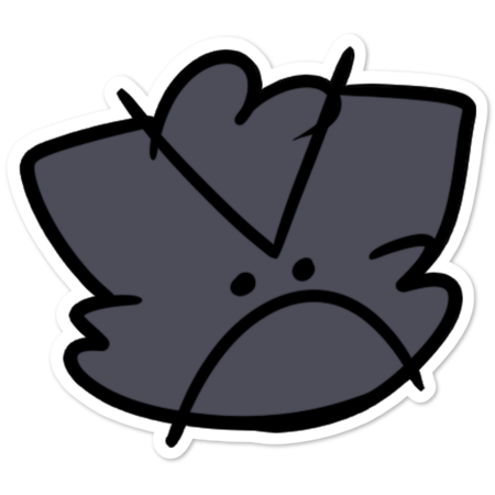 Angry Gracey Head Sticker