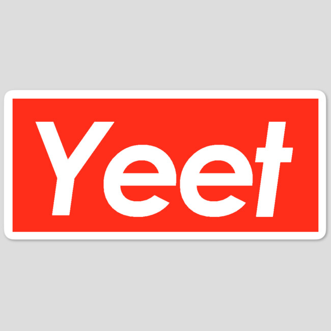 Yeet Sticker By PaintedUniverse Design By Humans