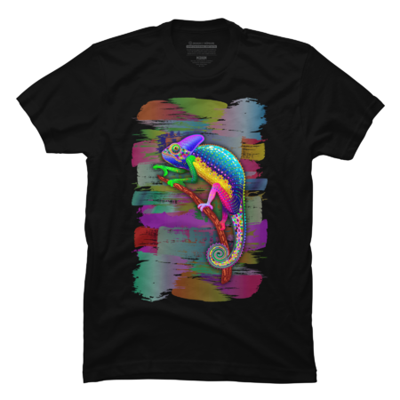 Chameleon Psychedelic Rainbow Colors