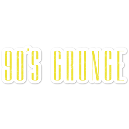 90s Grunge Yellow