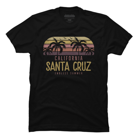 70er 80er California Endless Summer Santa Cruz T-Shirt