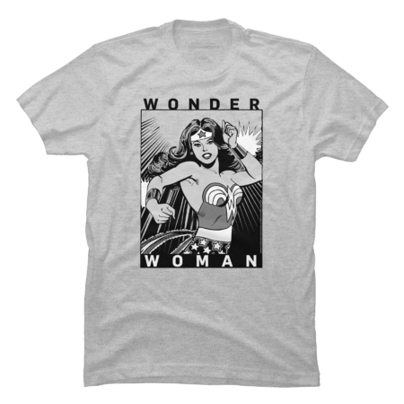 DC Comics Wonder Woman Black And White Comic Portrait