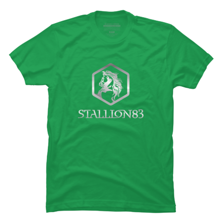 Stallion83 Silver Logo Men's T-Shirt