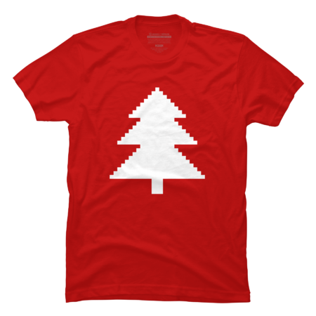 Christmas pixel tree