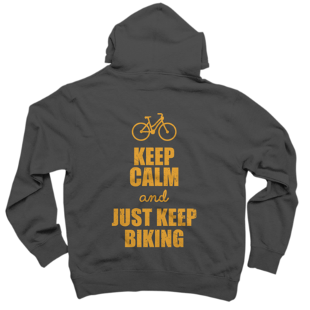 Keep calm & just keep biking funny gift for a bike lover,