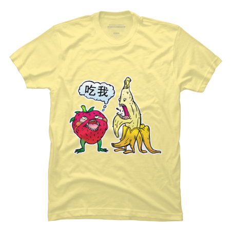 Crazy banana and strawberry