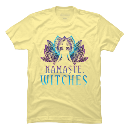 Yoga Lover Namaste Witches Funny Halloween Pagan Witch