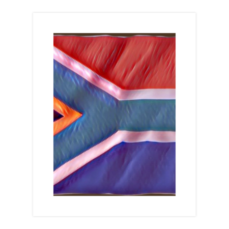 South Africa Flag Standard Dimension Wind Steam