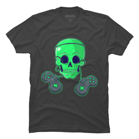 Halloween Skeleton Skull Crossbones Video Gamer