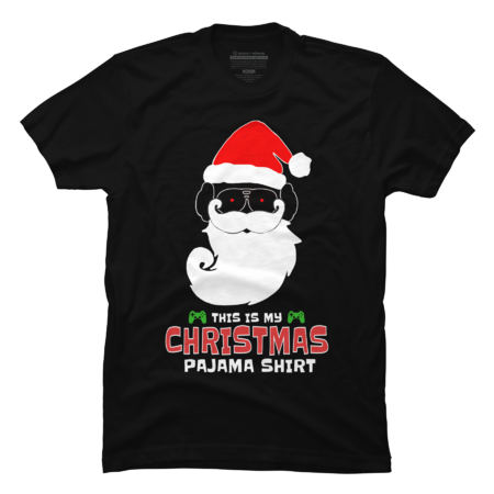 This Is My Christmas Pajama Shirt Gamer Video Game Santa