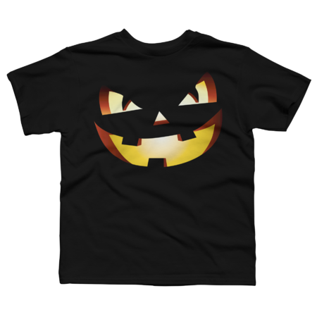 Halloween Pumpkin Evil Smiley Face