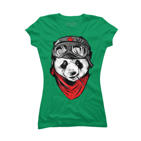 Panda shirt- Panda Bear Wearing Steampunk Aviator Goggles