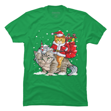 Cat shirt- Santa Caticorn
