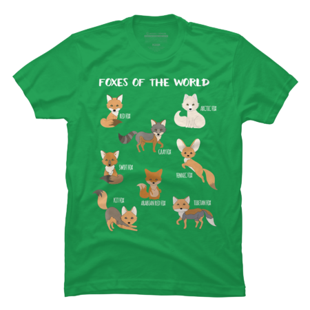 Furry shirt- Foxes Of The World