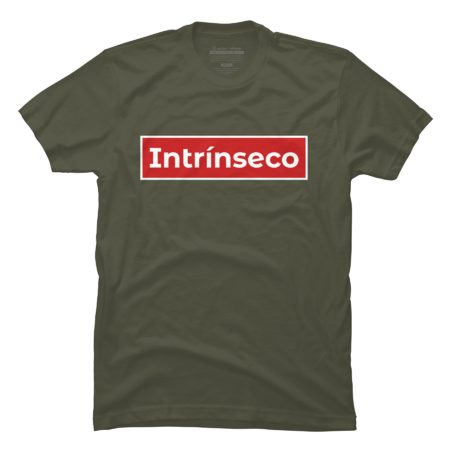 Diseño minimalista con palabra “Intrínseco” RED.