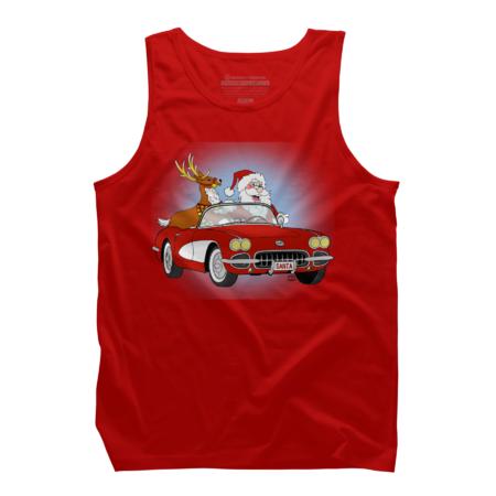 Santa Claus and his Reindeer Driving In Style by Orikall