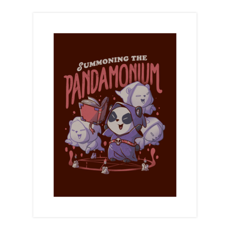 Summoning the Pandamonium - Cute Funny Evil Creepy Panda Gift