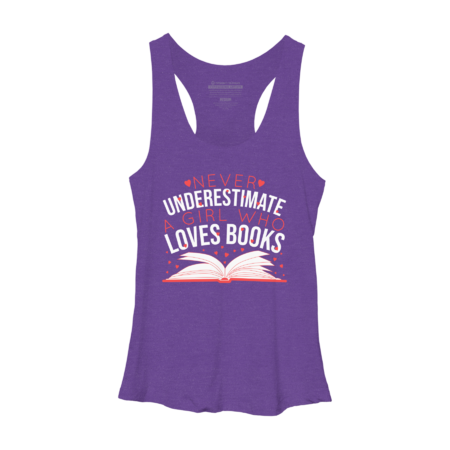 Never Underestimate A Girl who Loves Books