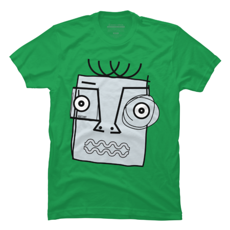 ABSTRACT NERD FACE MODERN N.-3 RIGHTSHIRT