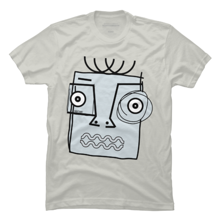 ABSTRACT NERD FACE MODERN N.-3 RIGHTSHIRT