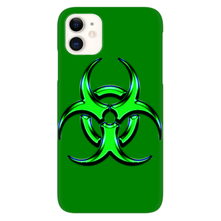 Biohazard Symbol Radioactive Green