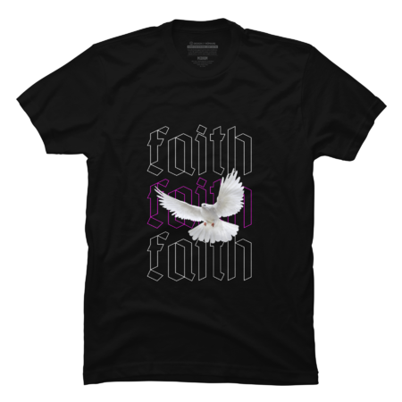 Black and Pink Faith Streetwear T-Shirt