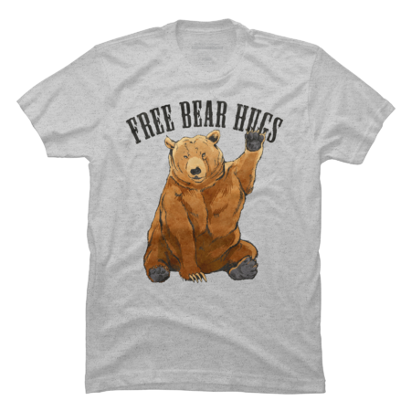Free Bear Hugs Funny Grizzly Backpacking Camping Hiking
