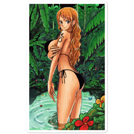Anime Sexy Nami With bikini in Nature T-shirt & Accessories