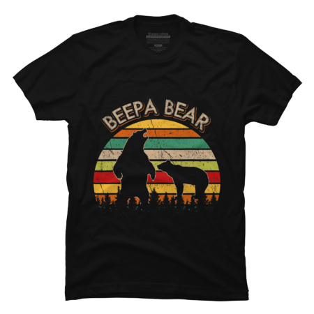 Vintage Beepa Bear Wildling Fathers Day T-Shirt