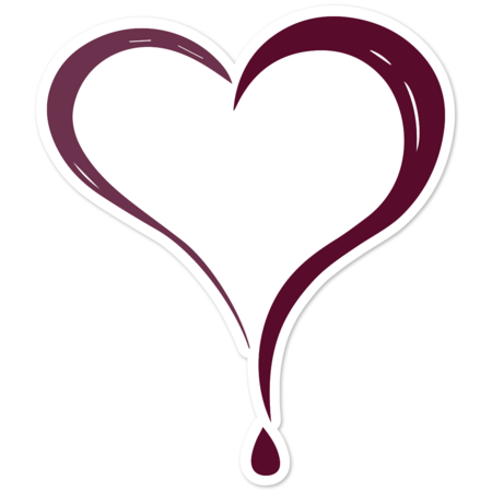 Heart shaped question mark