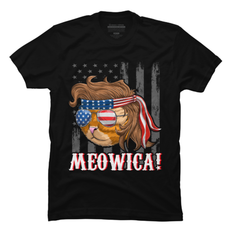 Fourth Of July Meowica Mullet