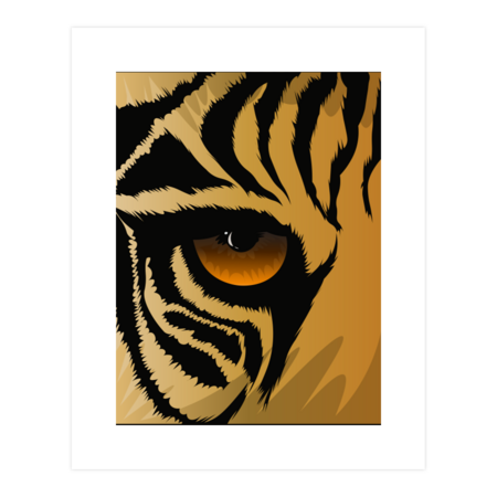 tiger eye illustration art
