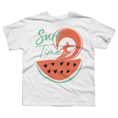 Surfer Boy Love Watermelon Surfing Lovers
