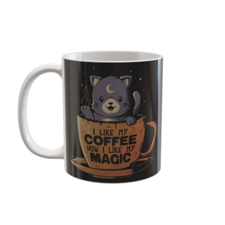 Black Coffee - Cute Cat Dark Magic Gift